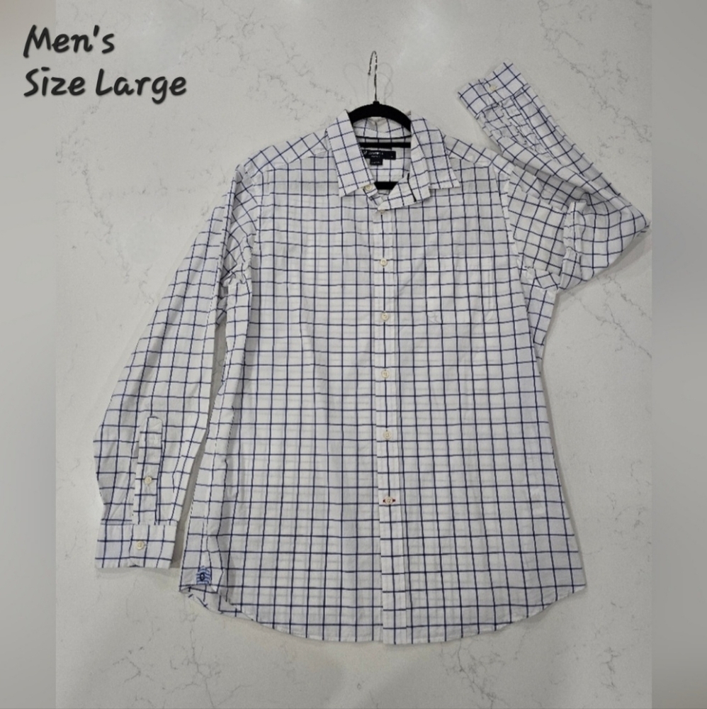 Cremieux Slim-fit Men's Button Down Shirt Size Large